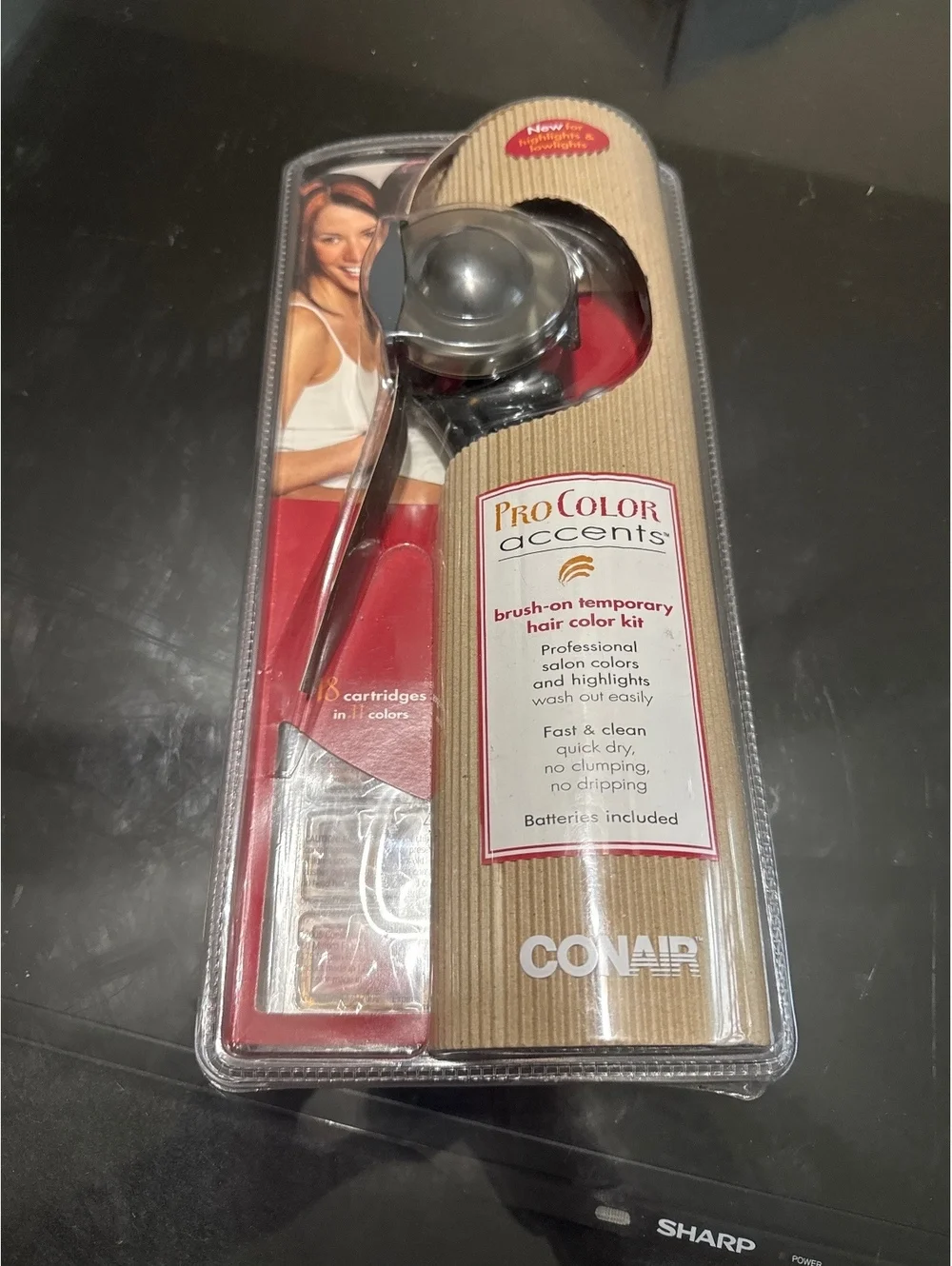 Con Air Pro Color Accents brush on temporary hair, color kit